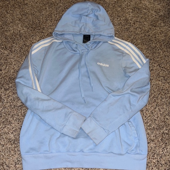 adidas Jackets & Blazers - Blue Adidas Sweatshirt